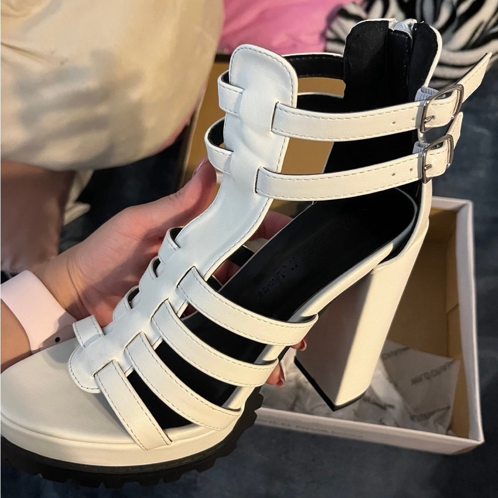 white heels